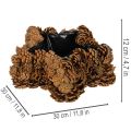 Kongleformet blomsterkasse, stjerneformet, 30 cm | Floristik24.no
