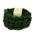 Floristik24 Cedar krans mini grønn med wire 27m