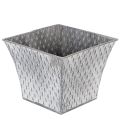 Floristik24 Sinkpotte med diamantmønster, H15 cm