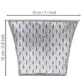 Sinkpotte med diamantmønster, H15 cm | Floristik24.no