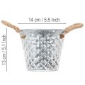Sinkgryte med tauhåndtak Ø14,5 cm H13 cm | Floristik24.no