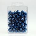 Floristik24 Deco perler Ø10mm blå 115p