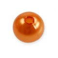 Floristik24 Deco perler Ø10mm oransje 115p