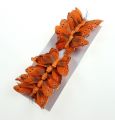 Floristik24 Dekorativ sommerfugl på tråd oransje 8cm 12stk