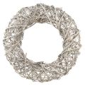 Floristik24 Dekorativ krans tredekor rotting naturhvit Ø40cm H9,5cm