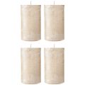 Ensfargede lys platina 70x120mm 4 stk | Floristik24.no