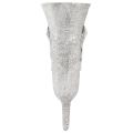 Gravvase Grå Vase til å feste Calla motiv H32,5cm | Floristik24.no