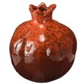 Floristik24 Dekorativ vase i granateple keramikk rødbrun Ø10,5 cm H12 cm