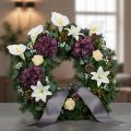 Kunstig calla med gul støvbærer, dekorative blomster, 35 cm, 10 stk. | Floristik24.no