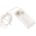 Floristik24 Batteridrevne lyslenker for innendørs bruk, varmhvit, 10 LED-lys, 1 m lengde, 6 stk.