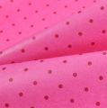 Floristik24 Mansjettpapir 25cm 100m prikker rosa