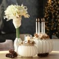 Papirdekorasjonsball, moderne gresskardekorasjon, honeycomb-papir, 34 cm, 2 stk. | Floristik24.no