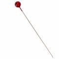 Perlehodepinner Ø6mm 65mm Rød | Floristik24.no