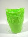 Floristik24 Plastgryter med håndtak 18stk. 10,5 cm x 9 cm grønn