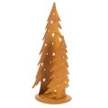 Floristik24 Juletrelykt, metalldekorasjon i rustikk utførelse, jul H46 cm B25,5 cm