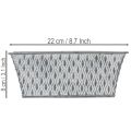 Sinkskål med diamantmønster 22 cm × 12 cm | Floristik24.no